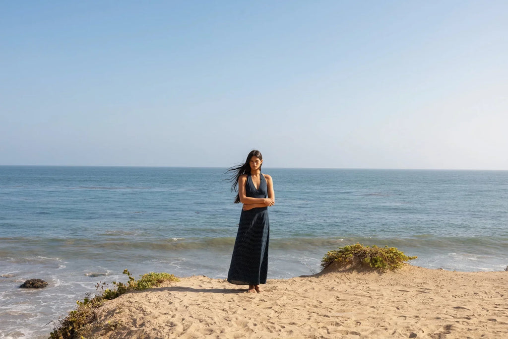 Rhythm Maisy Halter Maxi Dress